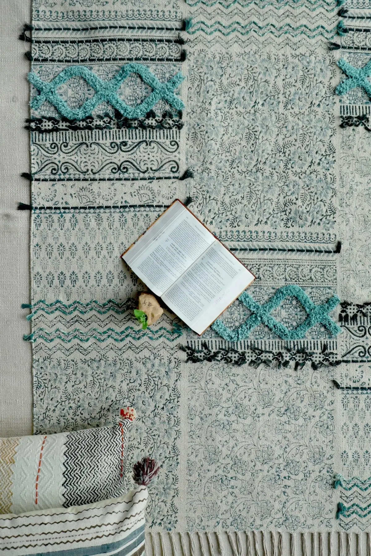 Falna - Block Printed Rug 3