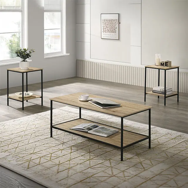 Pallas 3 Pc. Table Set Natural 1