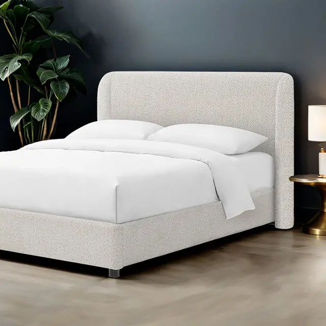 Laverni E.King, Full, & Queen Bed White, Grey, & Black 1