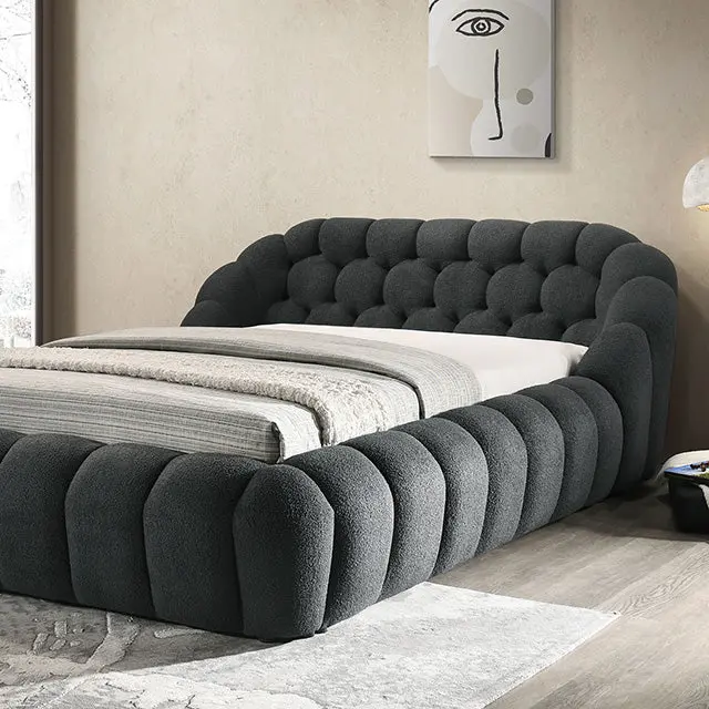 Newquay Bed Black, White, & Gray 1