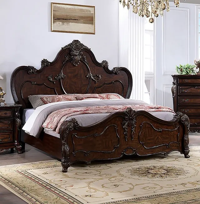 Roselli Bed Chrome & White 1