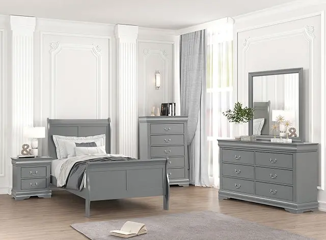 Twin Bed Louis Philippe 1