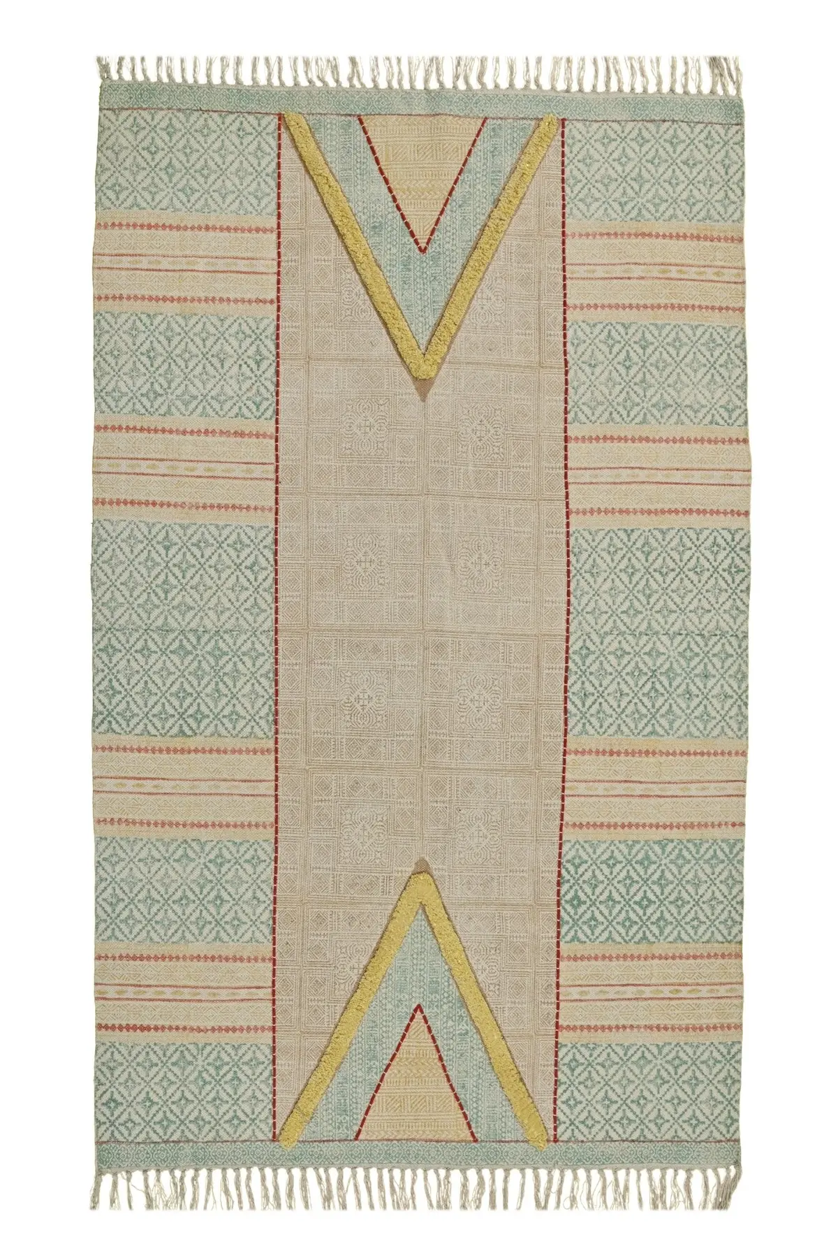 Ganges - Block Printed Rug 1