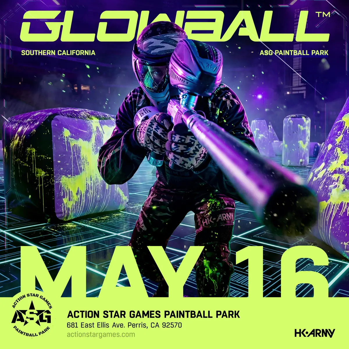 Glowball™️- May 16Th 2026 - Asg Paintball Park In Southern California 1