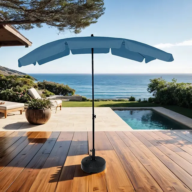 Sleek Rectangular Tilting Umbrella 1