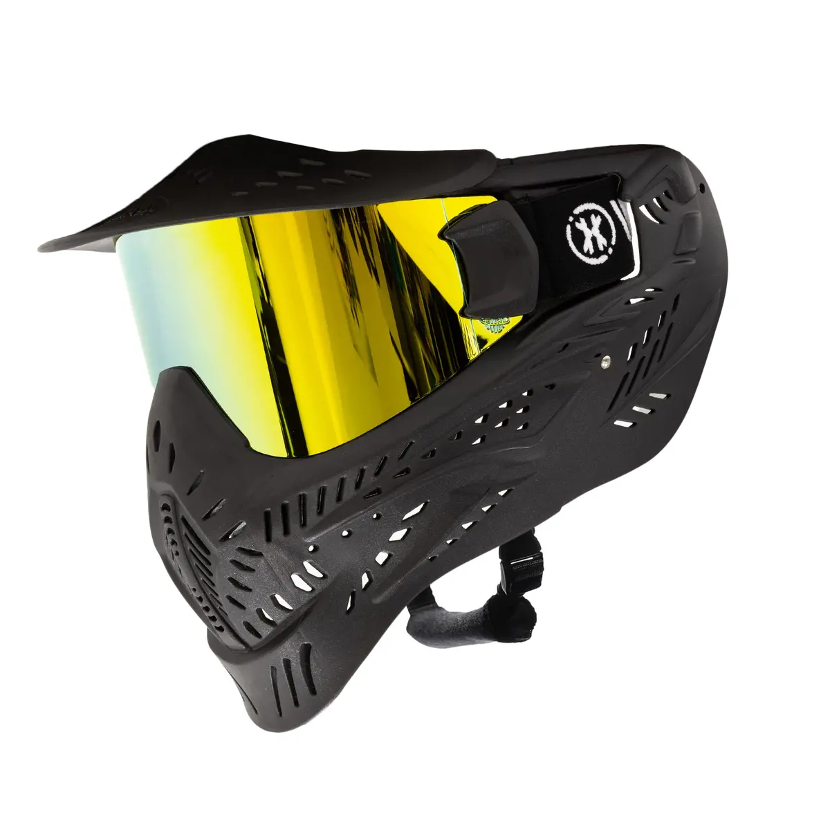Hstl® Goggle - Black W/ Gold Thermal Lens 1