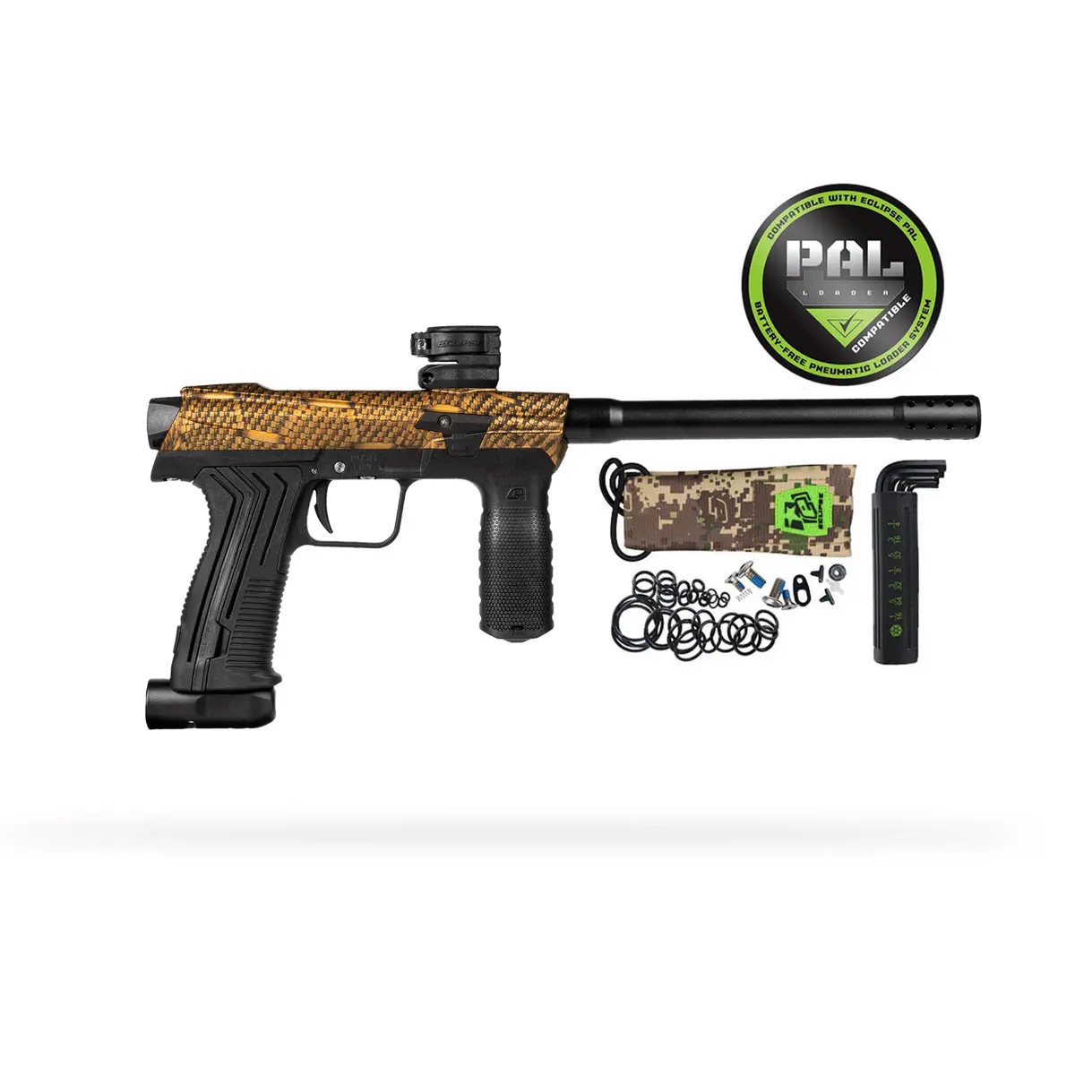 Hk Emek Paintball Marker - Machine Gold 1