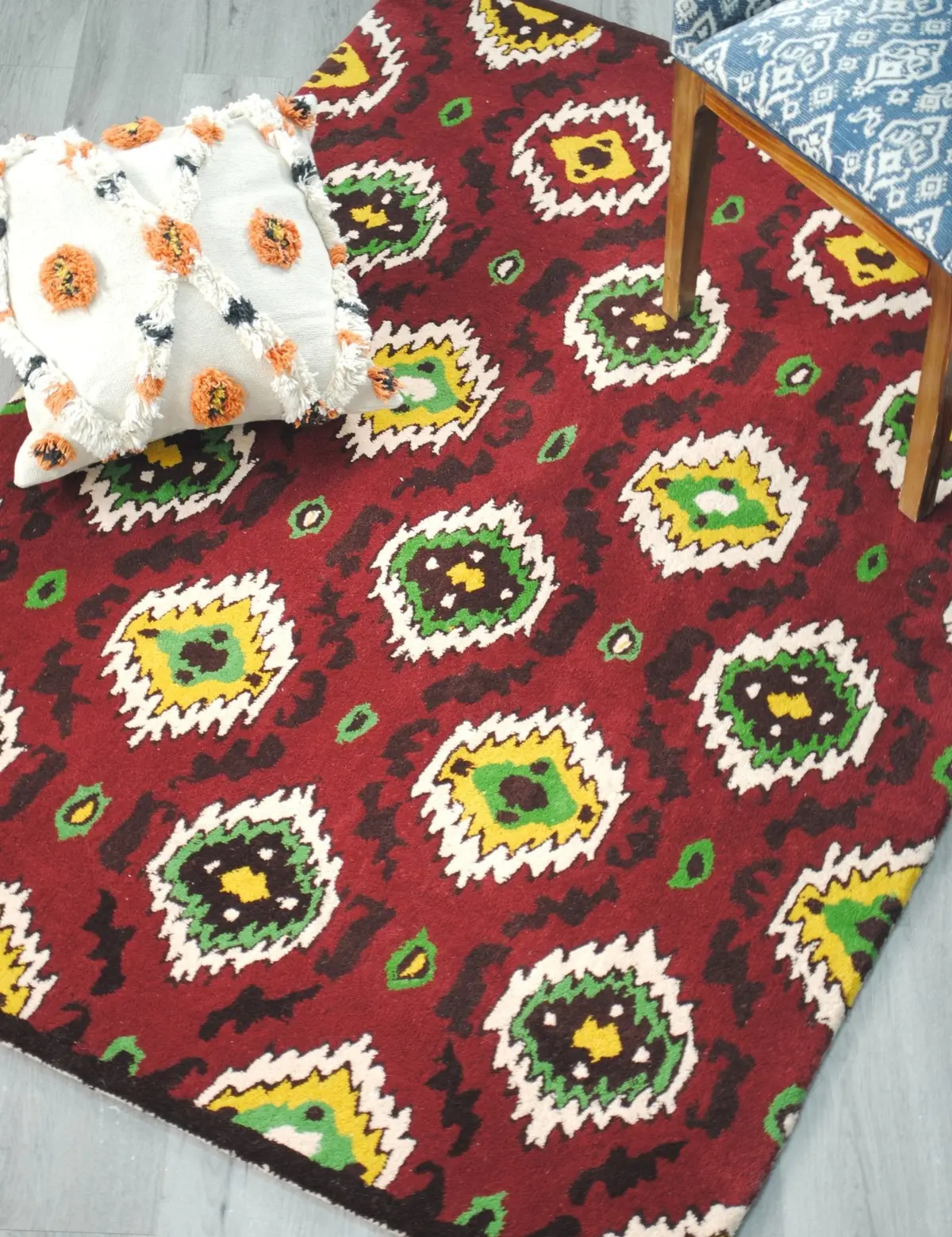 Graffiti Handtufted Wool Carpet 1