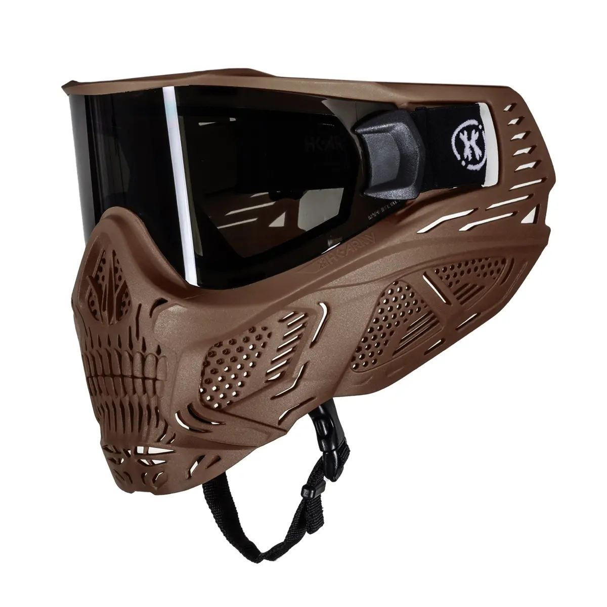 Hstl® Skull Goggle "Grave Digger" - Tan W/ Smoke Lens 1