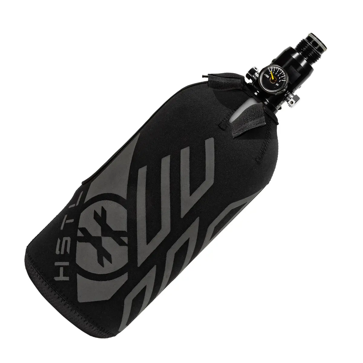 Gunmetal 48Ci/3000Psi Aluminum Hpa Tank W/ Neoprene Padded Cover 2