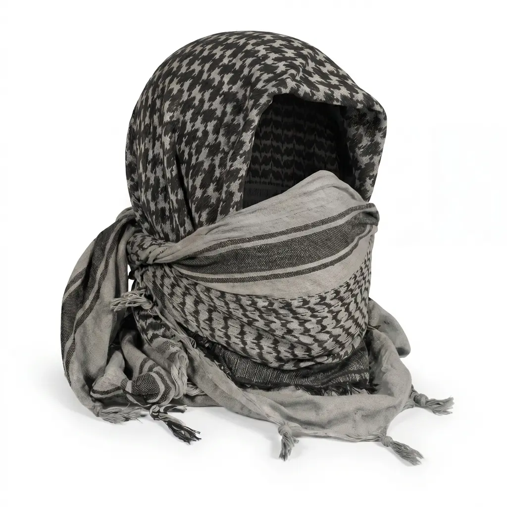 Bsx - Shemagh - Grey/Black 1