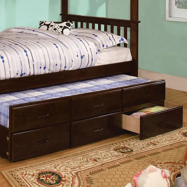University Twin Trundle W/ 3 Drawers 1