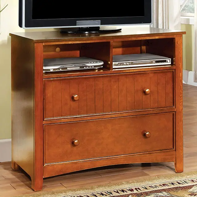 Omnus Oak Media Chest 1