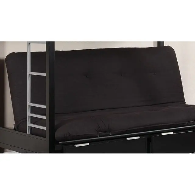 Knox Black 6" Black Futon Mattress 1