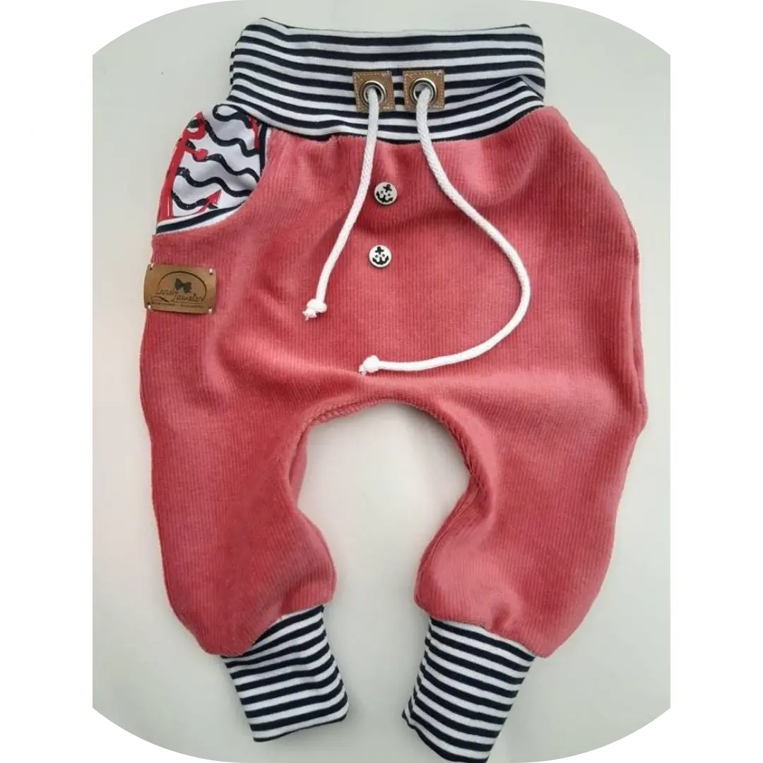 Cordjersey Weinrot Pumphose 1