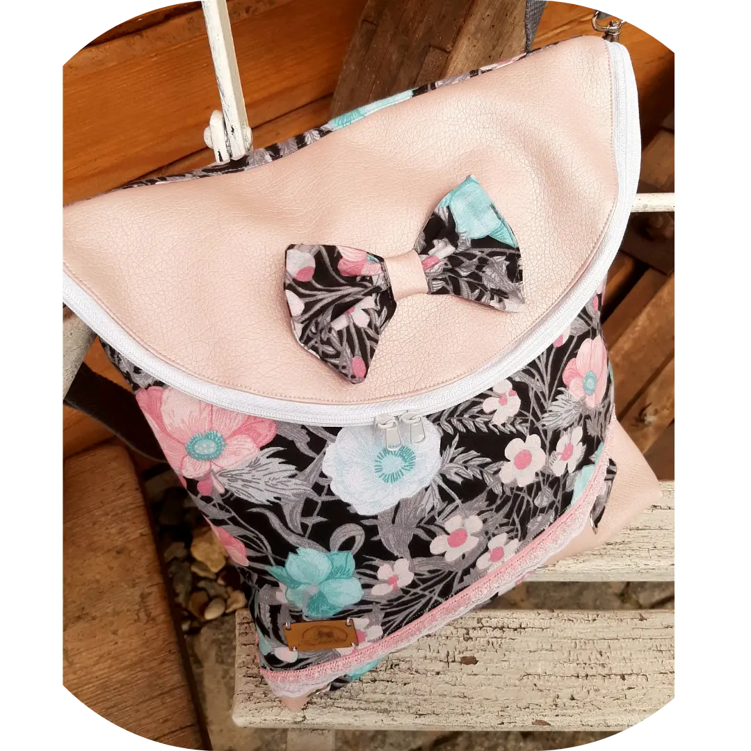Blumen Rosa Tasche Mit Klappe 2