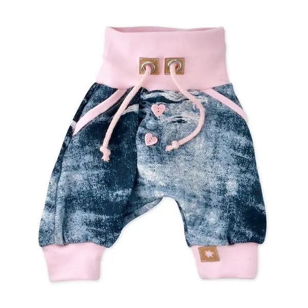 Jeansstyle Rosa Pumphose 1