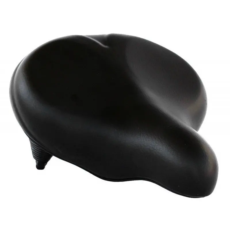 Micargi Relaxed Unisex Beach Cruiser Saddle- Black/Black 1