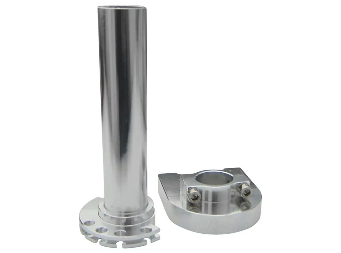 Bbr Tuning Cnc Chrome Throttle Grip And Retainer 1