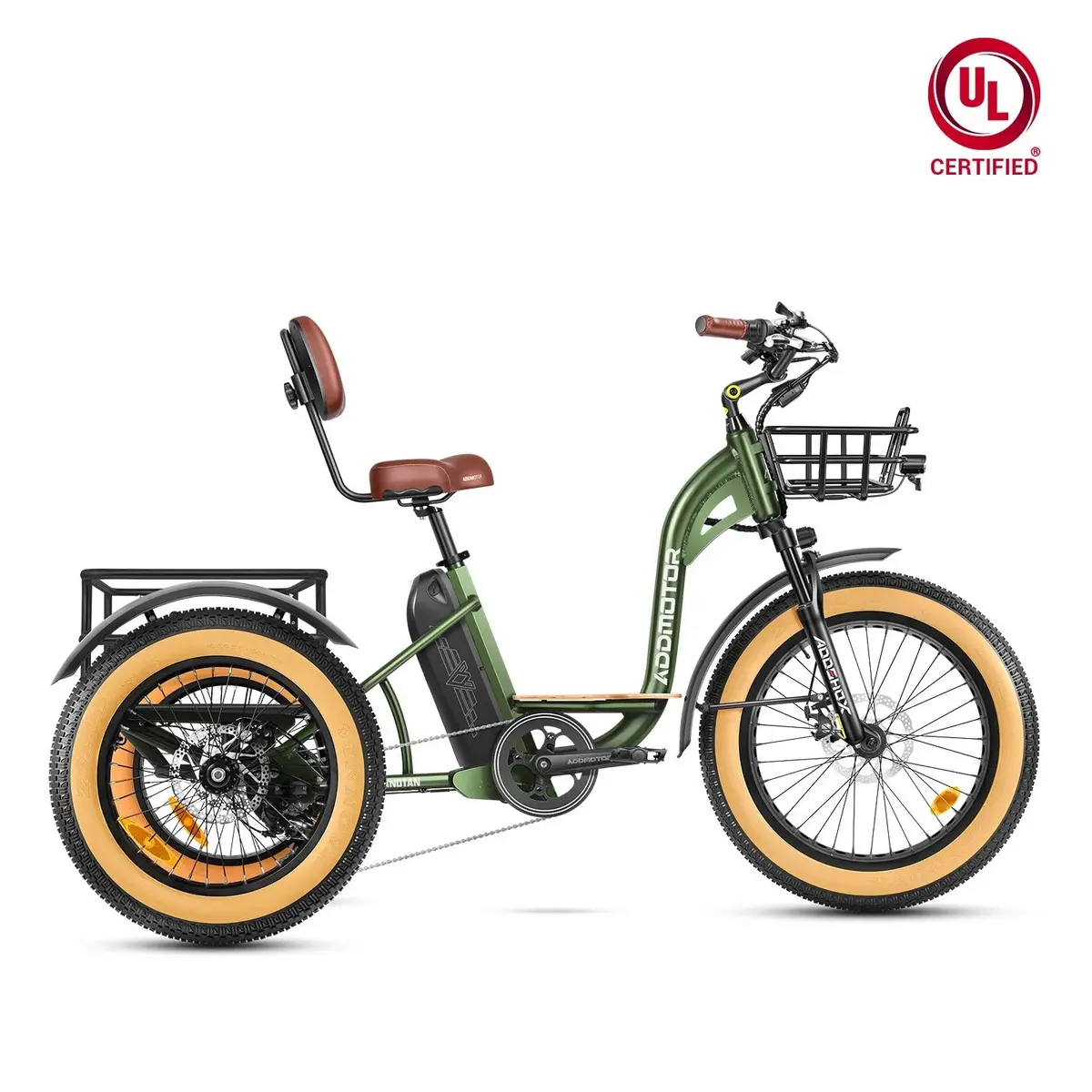 Addmotor 750W 48V Grandtan M-340 Trike Electric Bike 1