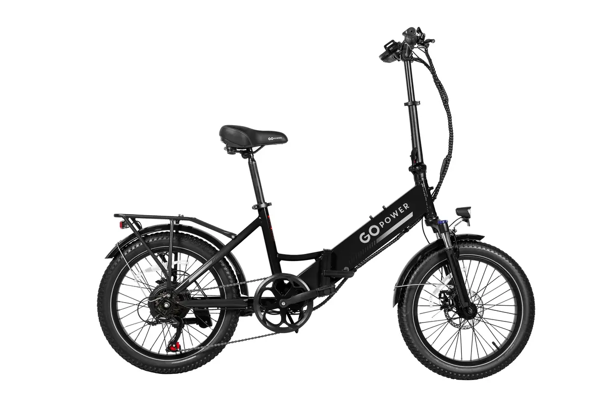 Go Power 500W Goplus 10.4Ah Fold Fat Tires Electric Bike 1
