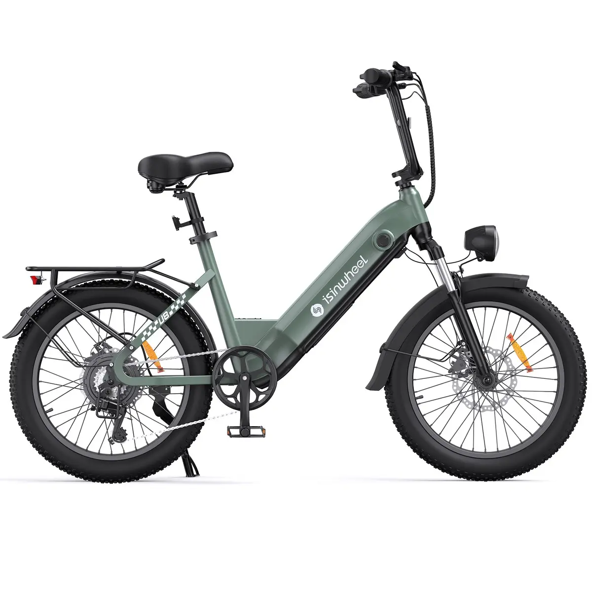 Isinwheel 1000W U8 13Ah Fat Tire Commuter Electric Bike 1