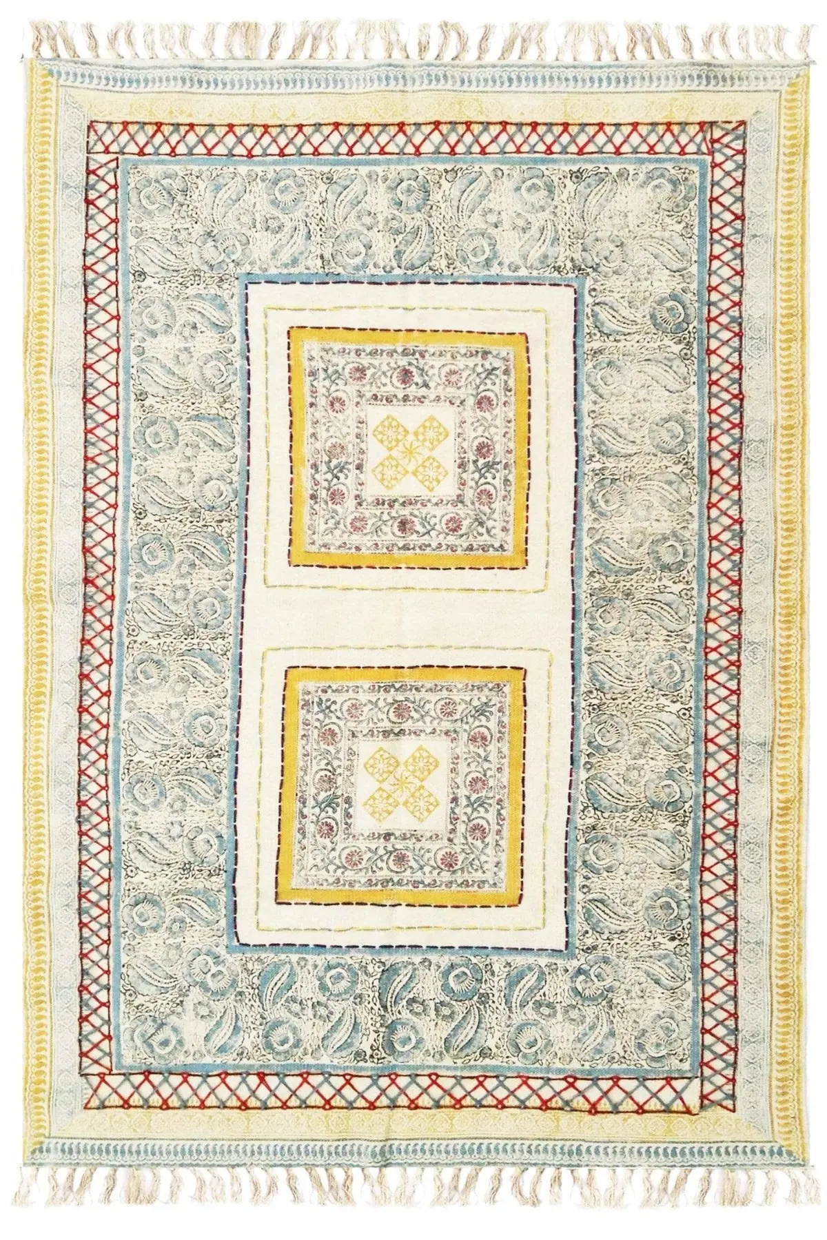 Jolly - Block Printed Rug 7