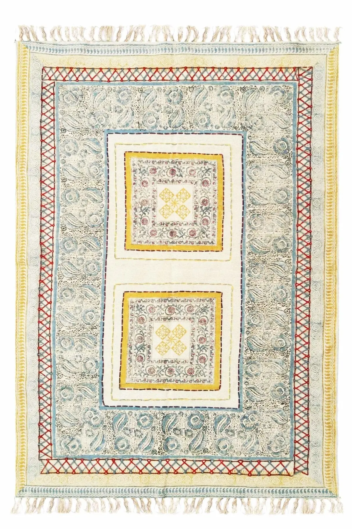 Jolly - Block Printed Rug 1