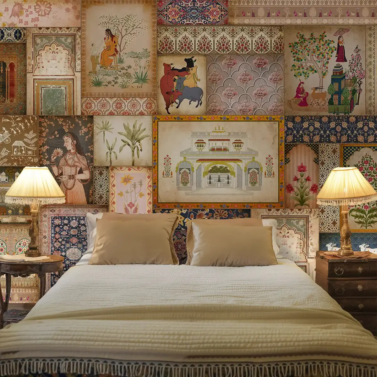 Kahani, Indian Art Theme Wallpaper, Customised 1