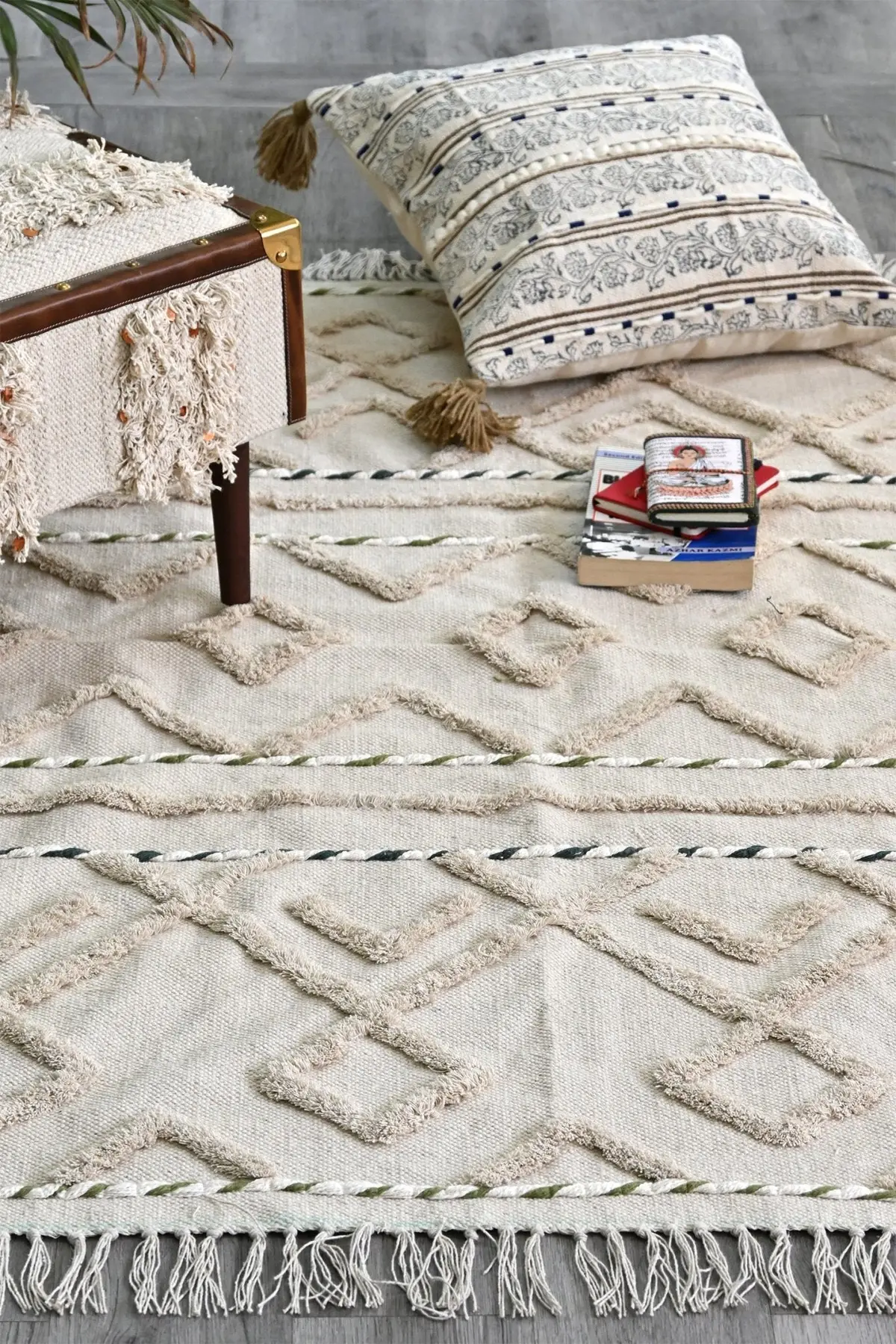 Kansas - Hand Embroidered Rug 1