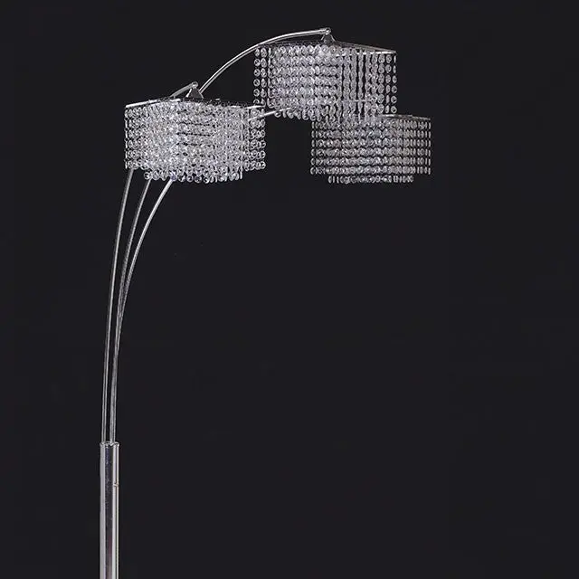 Tina Arch Lamp, Hanging Crystal 1