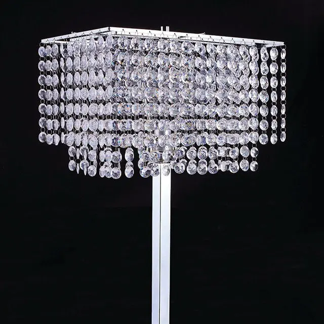 Rena Table Lamp, Hanging Crystal 1