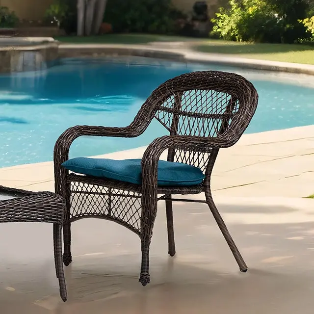 Oliveri Wicker Stacking Chair - 2Pc/Stack 1