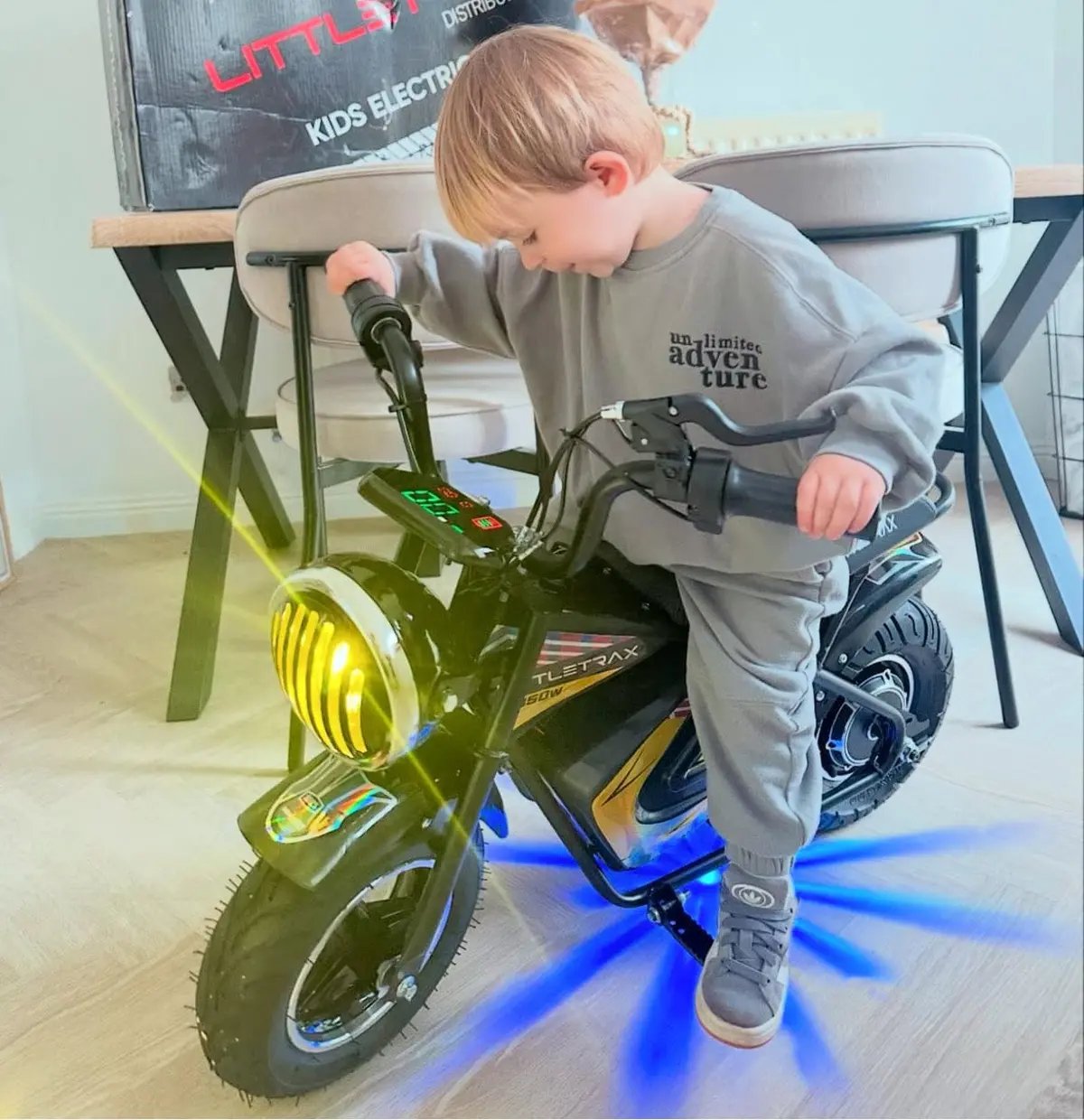 Littletrax 350W Kids Electric Bike – Ages 3 To 12+ Ride On Motorbike 1