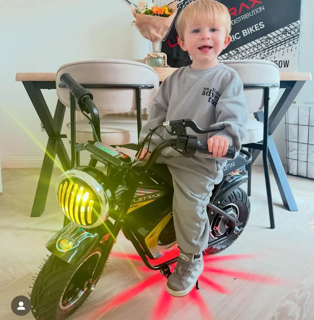 New 350W Kids Electric Bike – Ages 3 To 12+ Ride On Dirt Bike 1
