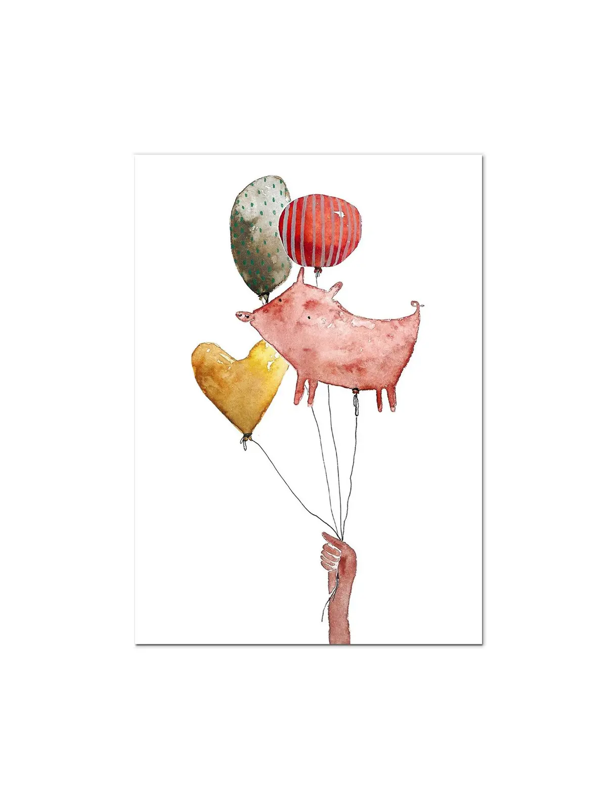 Postkarte "Luftballons" 1