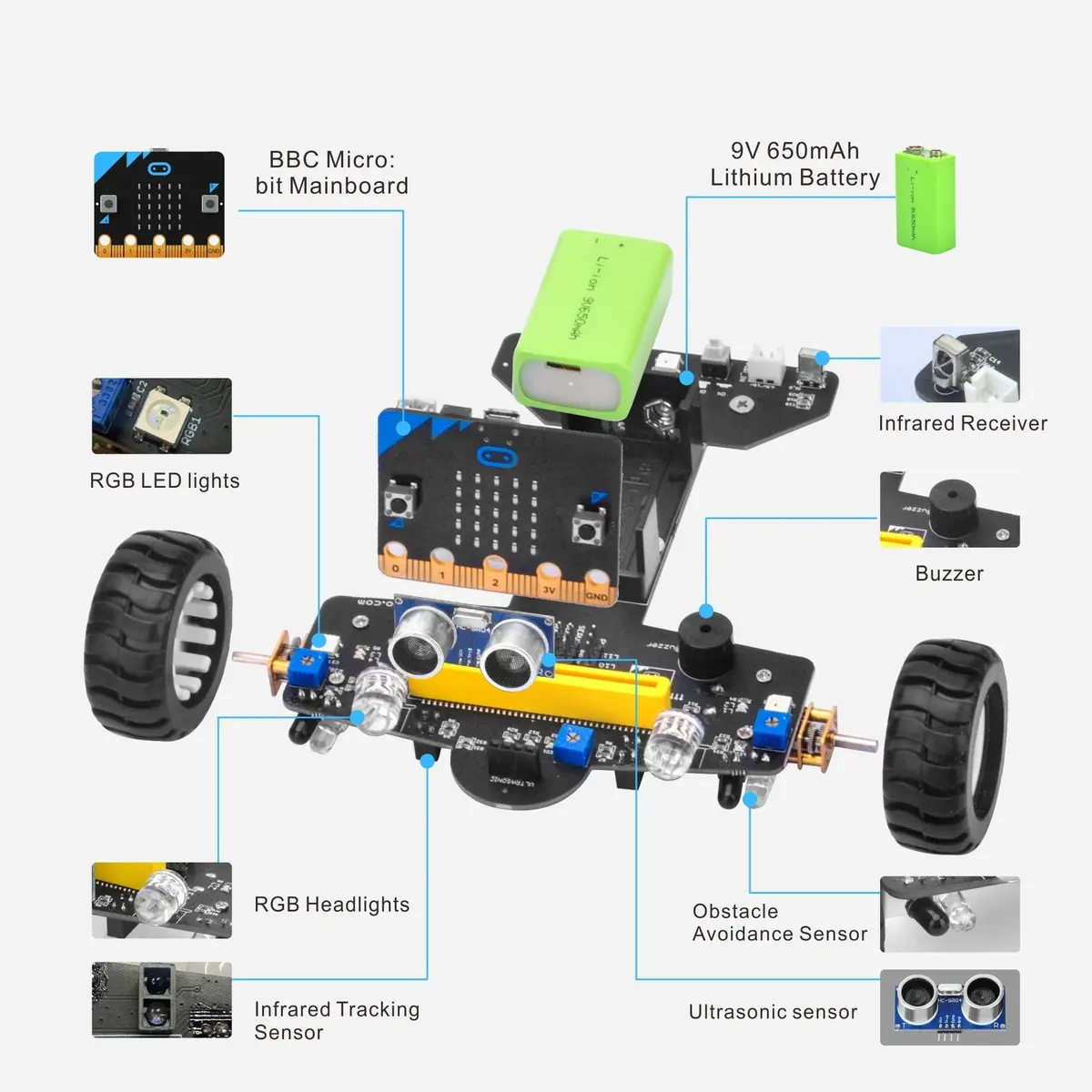 Osoyoo Robot Kit With Micro:Bit 2