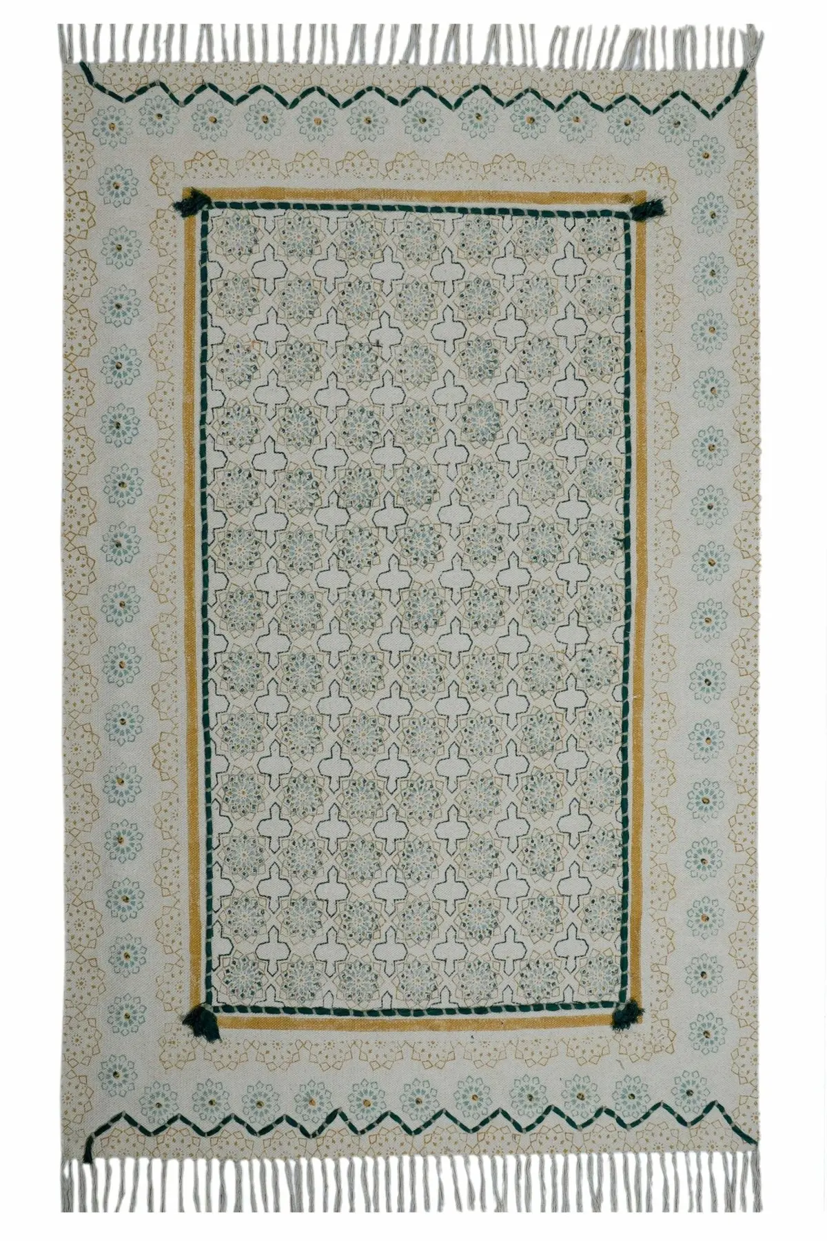 Malpura - Block Printed Rug 1