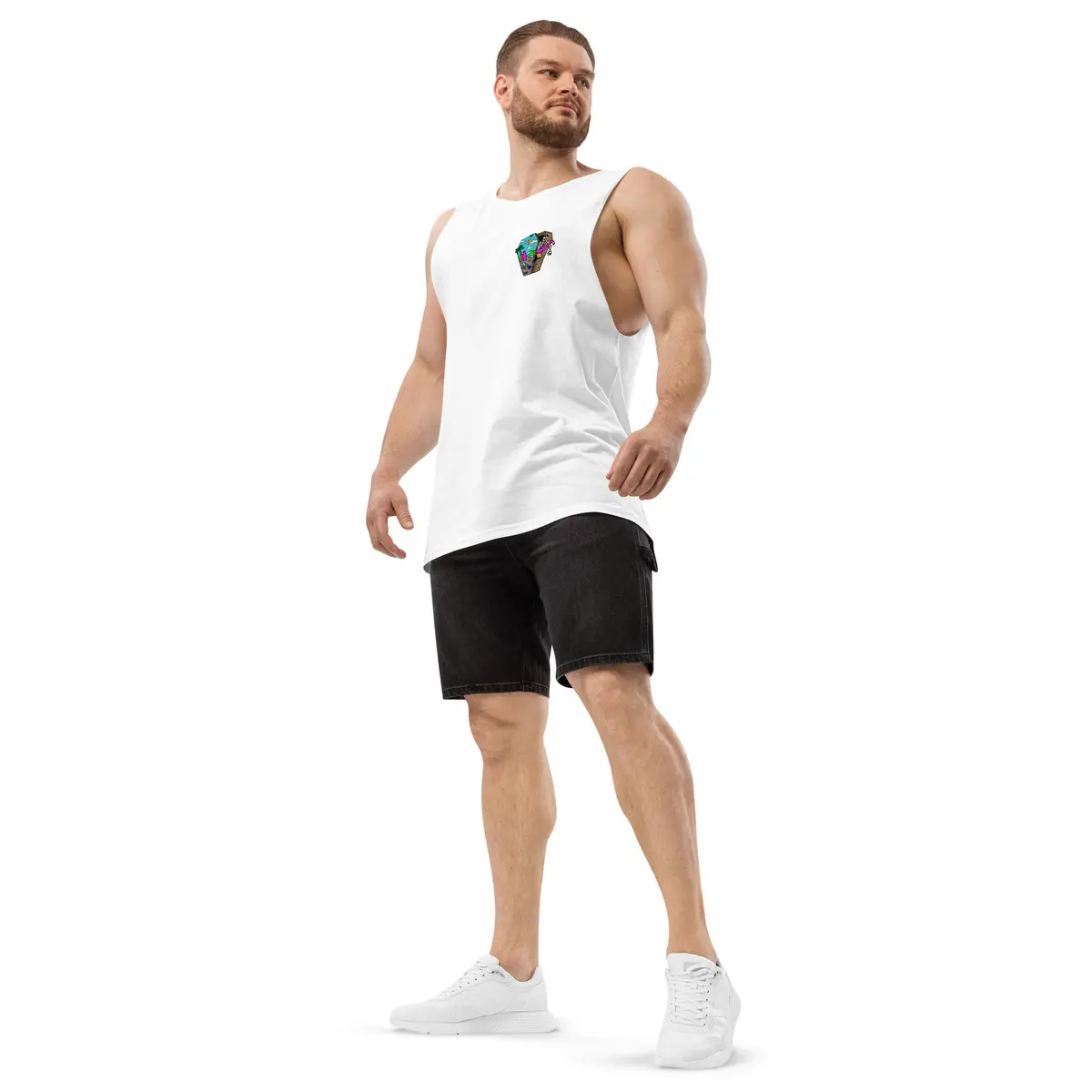 Death Pool Men’S Drop Arm Tank Top 1
