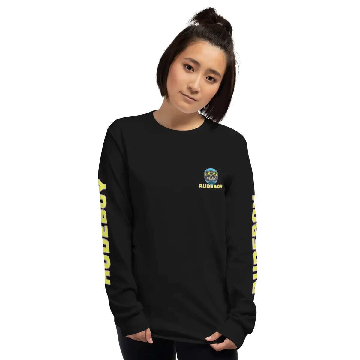 Maim Gang Moto Skull  Long Sleeve Shirt 1