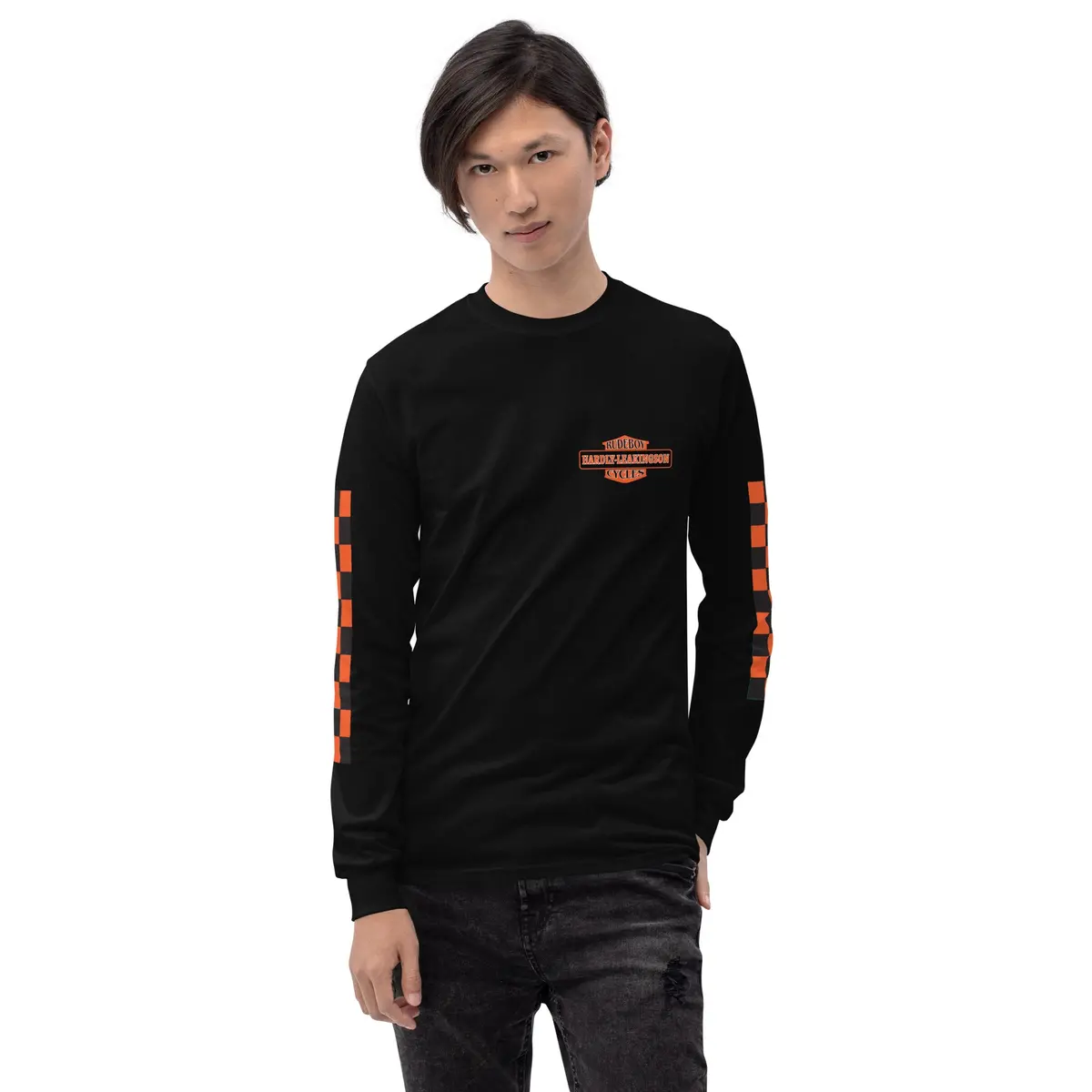 Hardly-Leakingson Men’S Long Sleeve Shirt 1