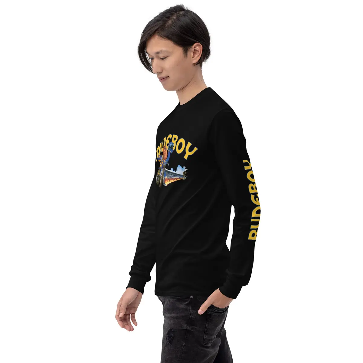 Smokin Jose Flat Track Men’S Long Sleeve Shirt 20