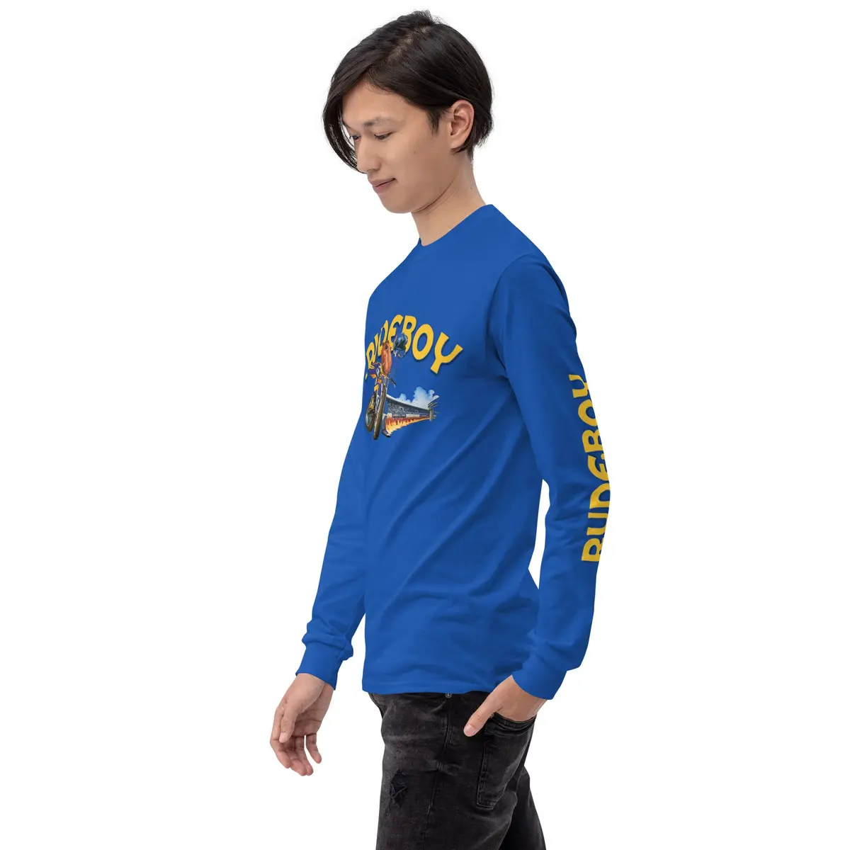 Smokin Jose Flat Track Men’S Long Sleeve Shirt 32