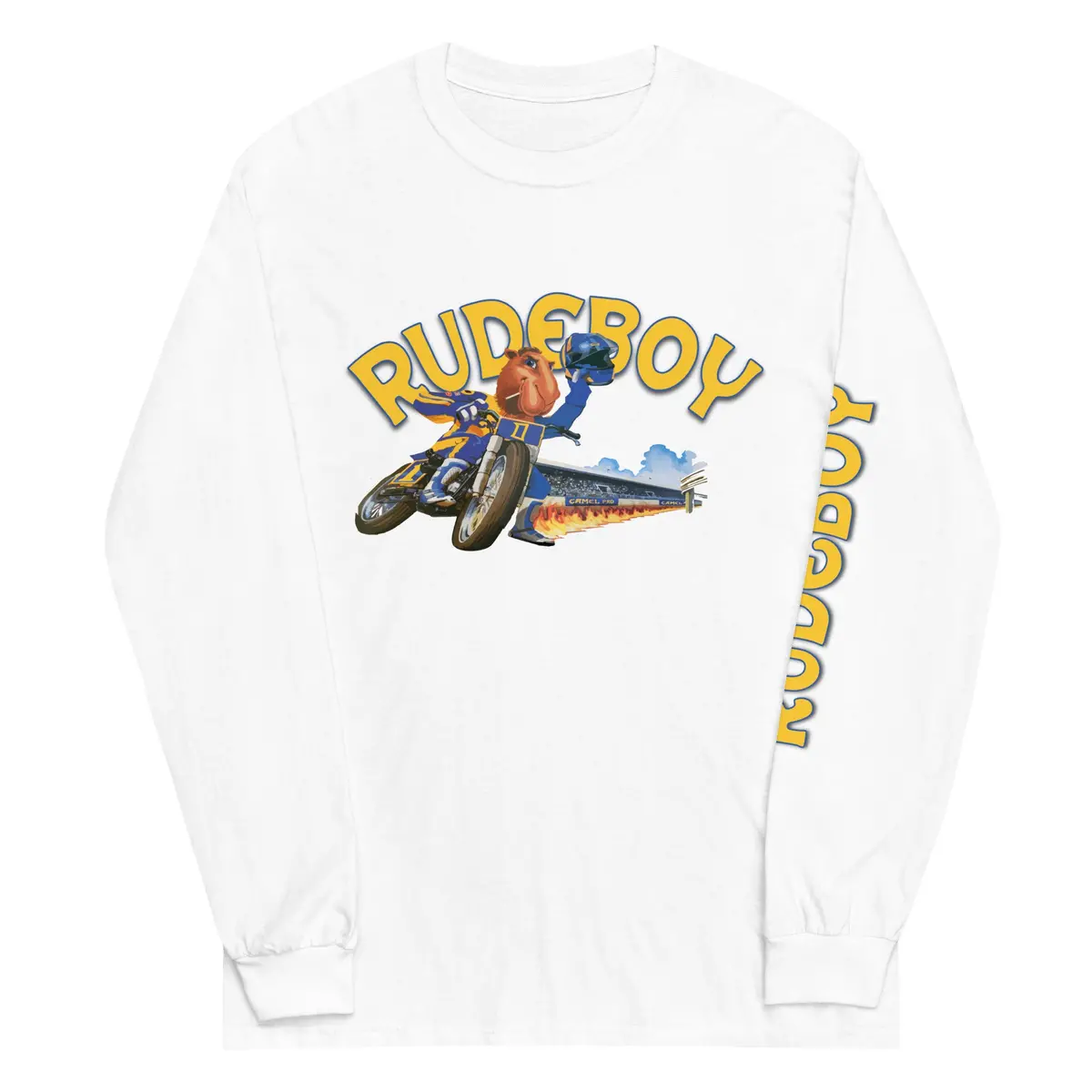 Smokin Jose Flat Track Men’S Long Sleeve Shirt 15