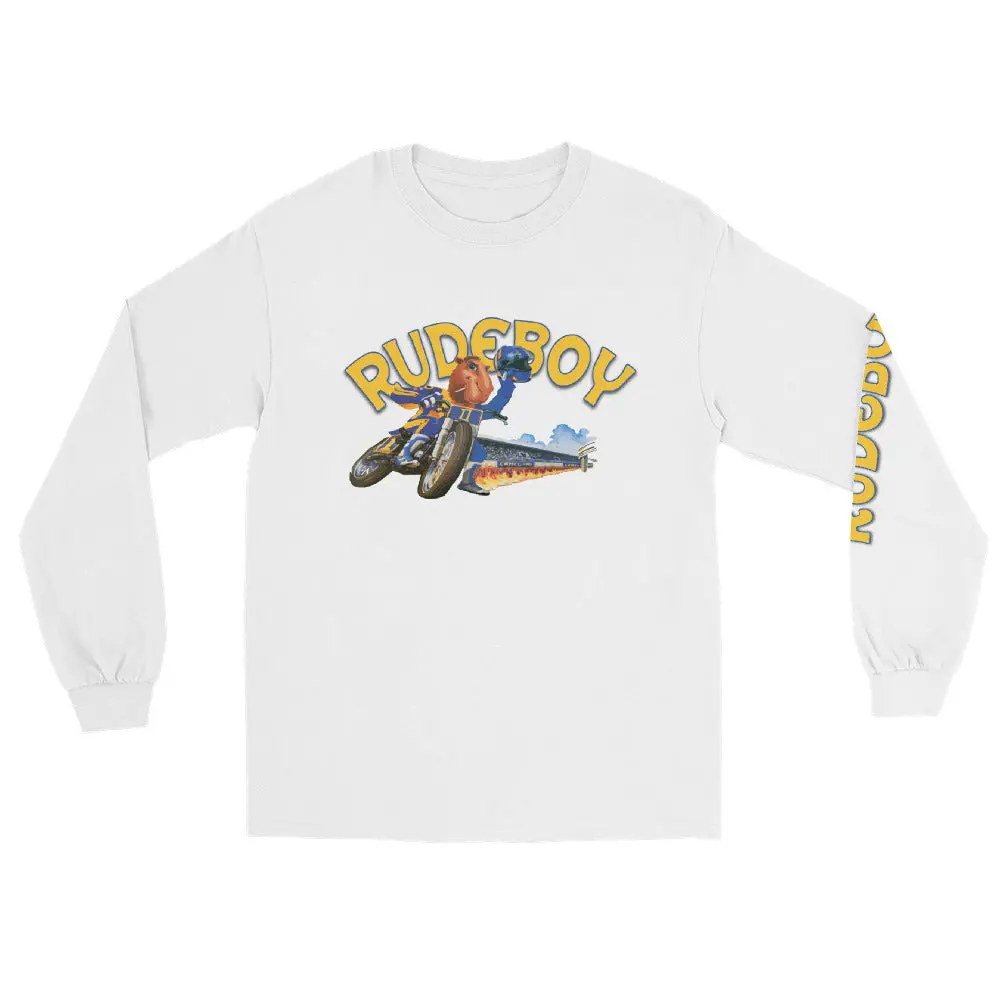 Smokin Jose Flat Track Men’S Long Sleeve Shirt 16