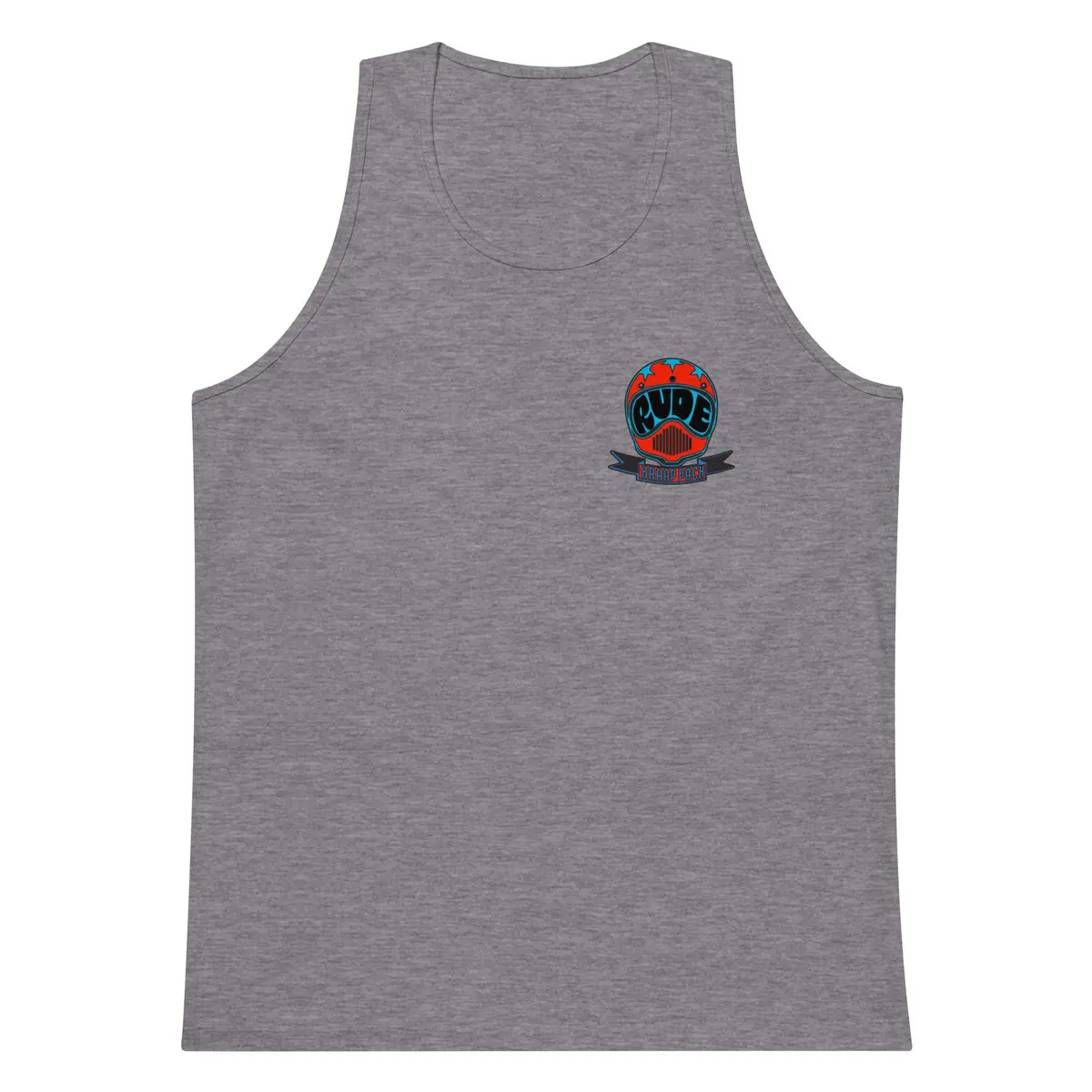 Retro Helmet Men’S Premium Tank Top 7
