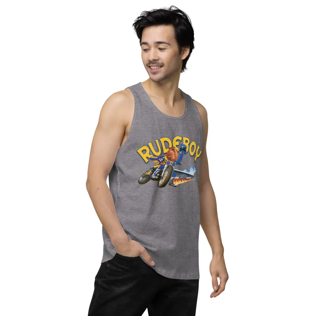 Jpse De Fumar Flat Track Men’S Premium Tank Top 22