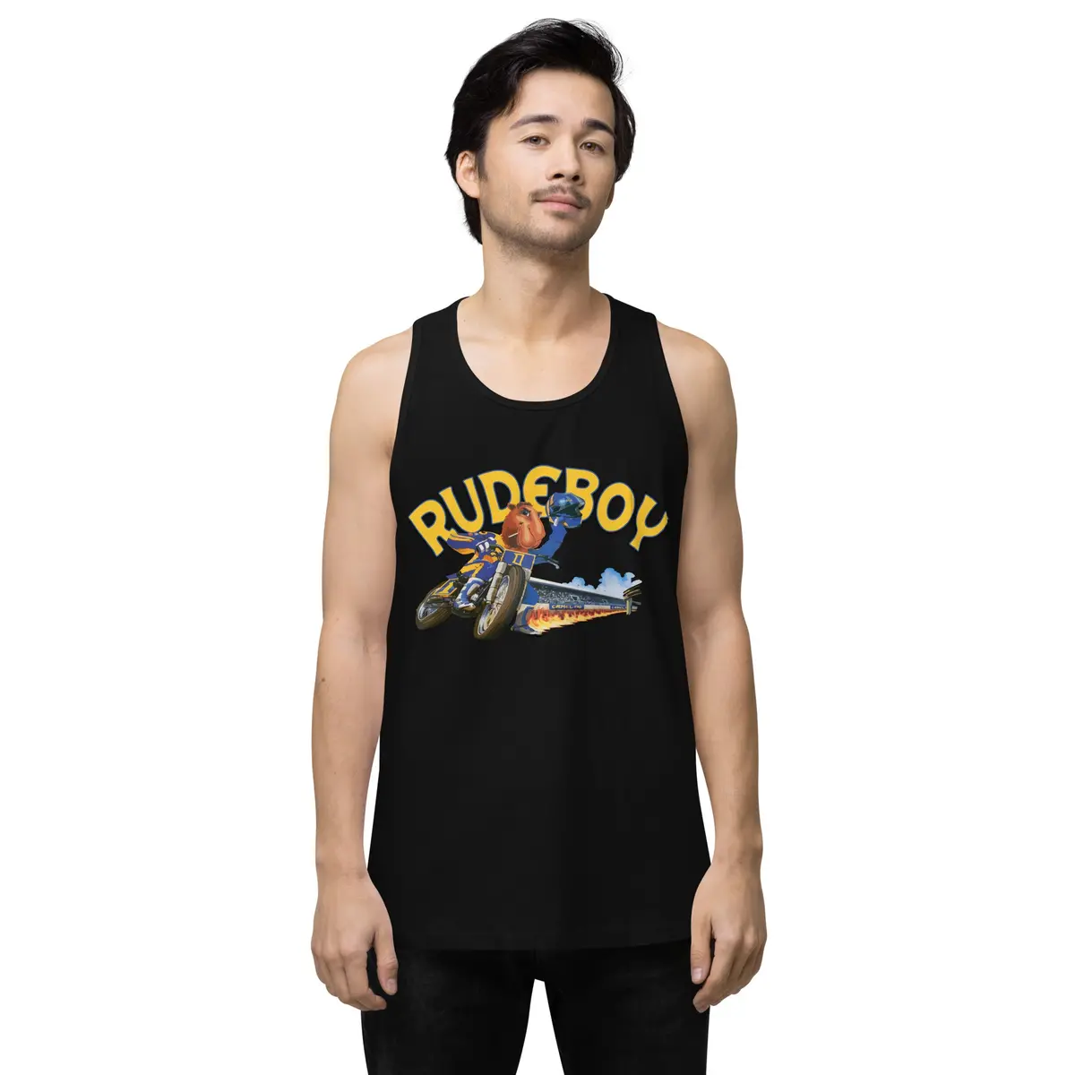 Jpse De Fumar Flat Track Men’S Premium Tank Top 11