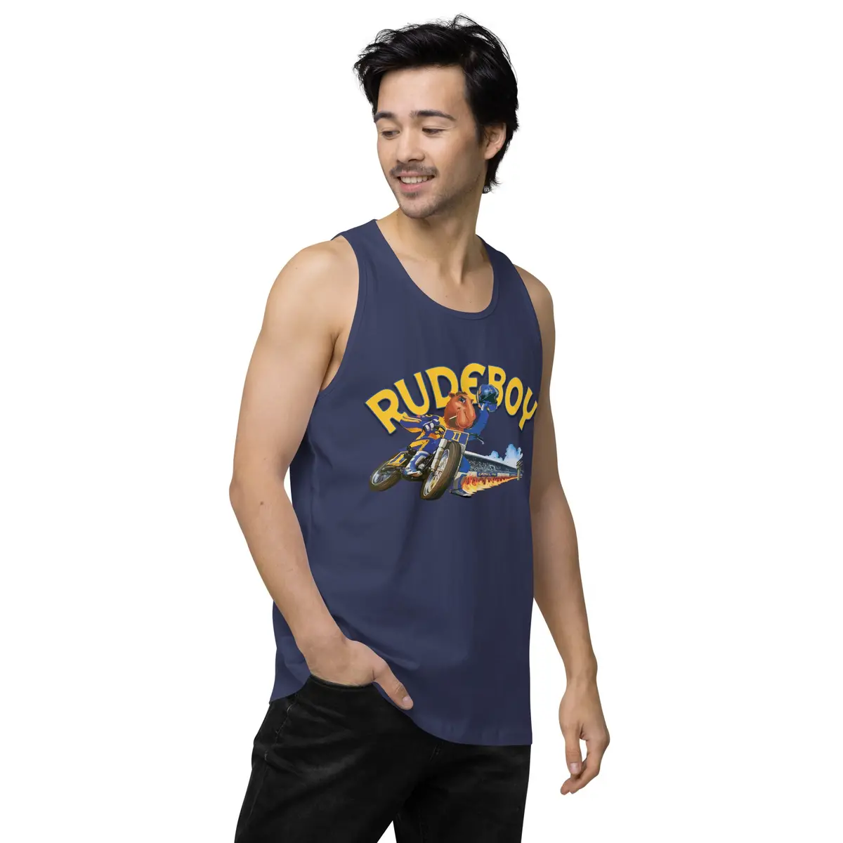 Jpse De Fumar Flat Track Men’S Premium Tank Top 17