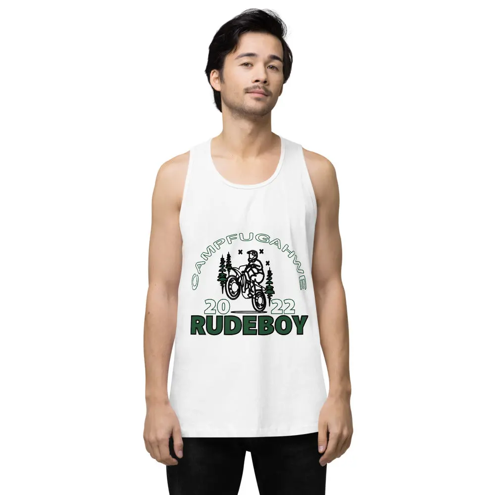 Camp Fugawe Men’S Premium Tank Top 1